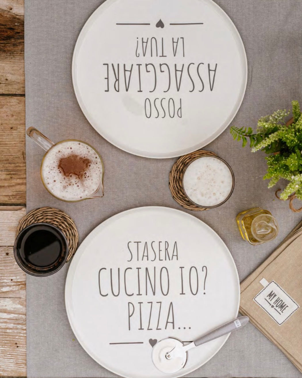Piatto pizza “My Home”