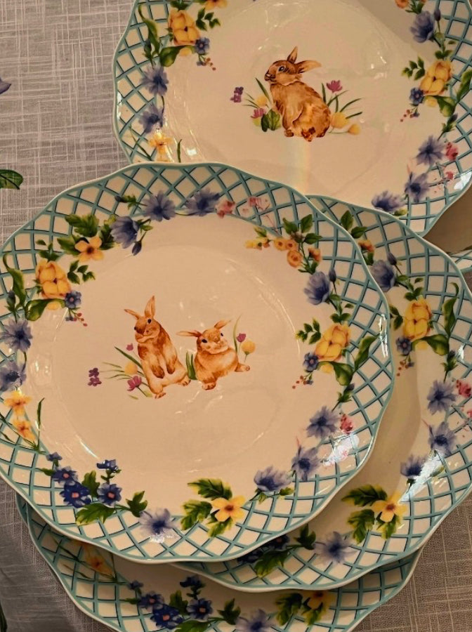 Set 6 piattini dolce “Spring Easter”