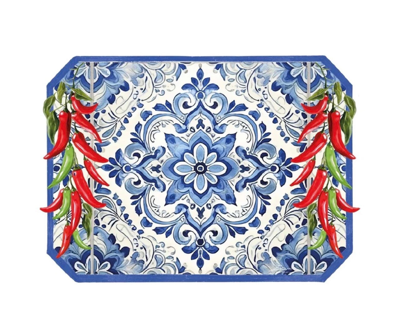 Tovaglietta in vinile peperoncini “Vietri”