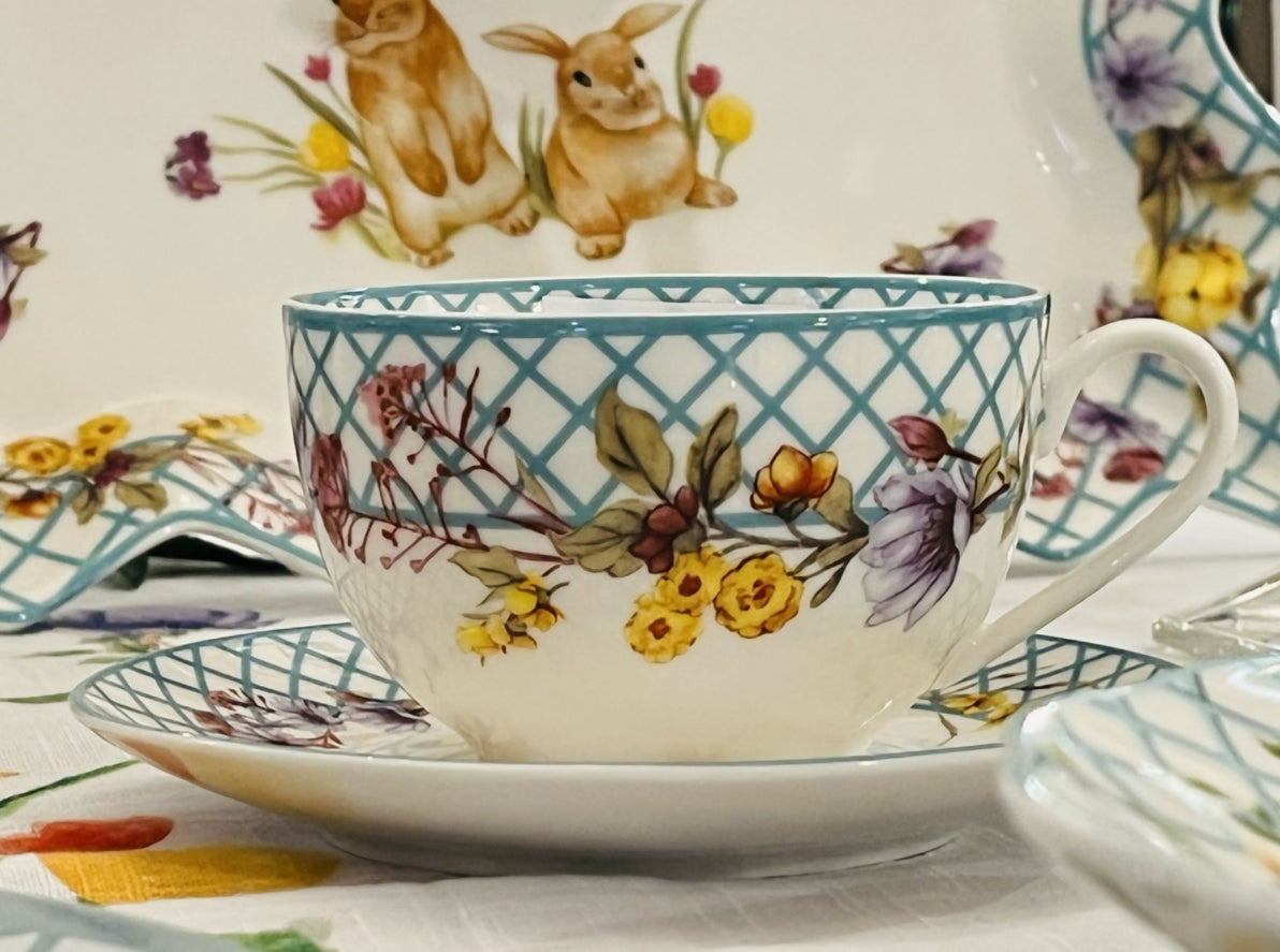 Set 2 tazze colazione “Spring Easter”
