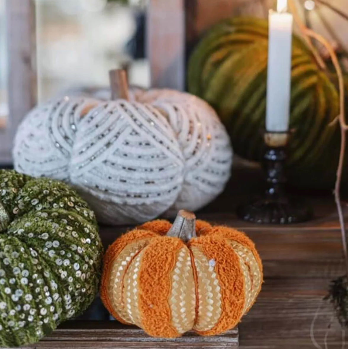 Coppia zucche decorative “Zucche di sogno”