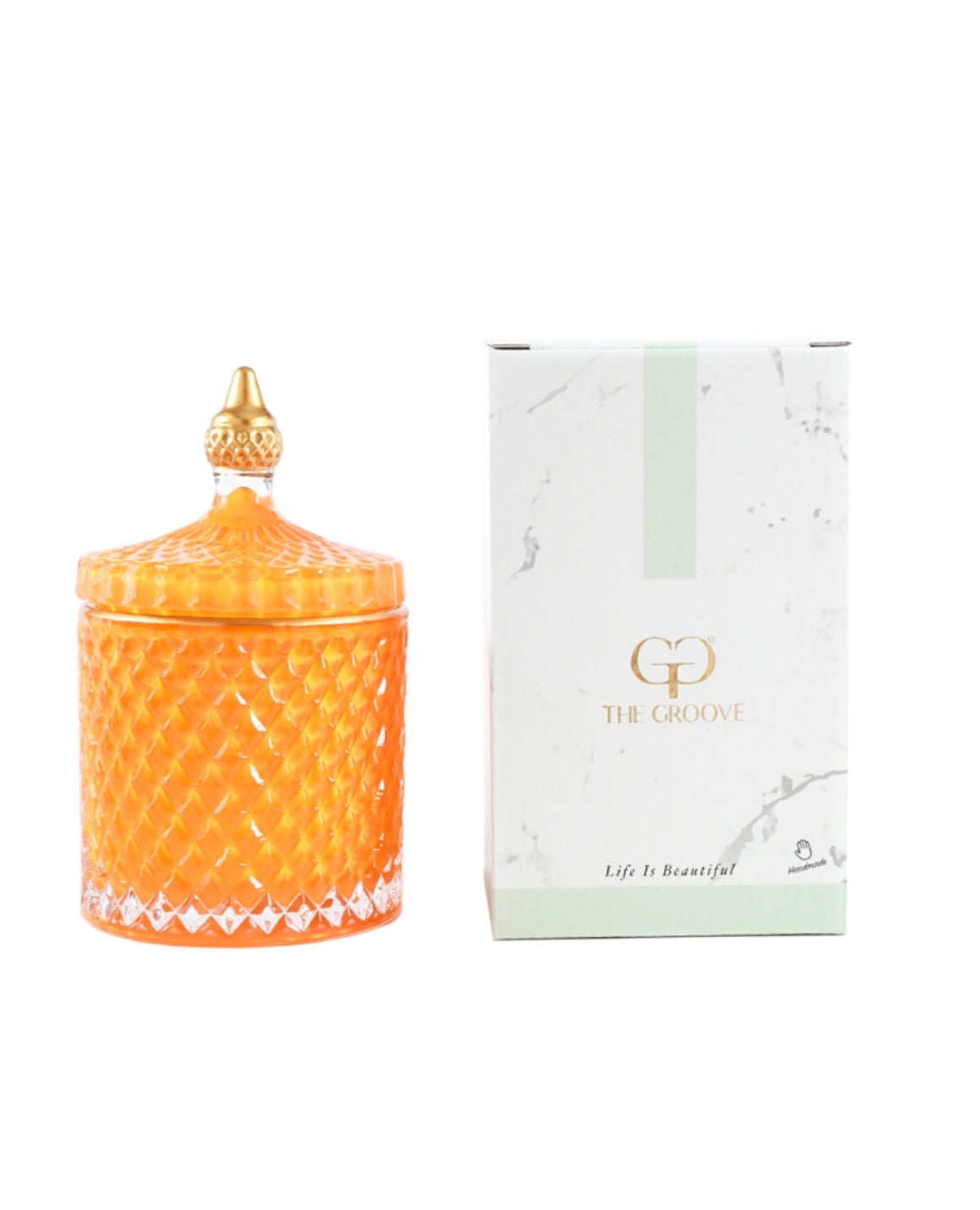 Candela “Arancione e oro”