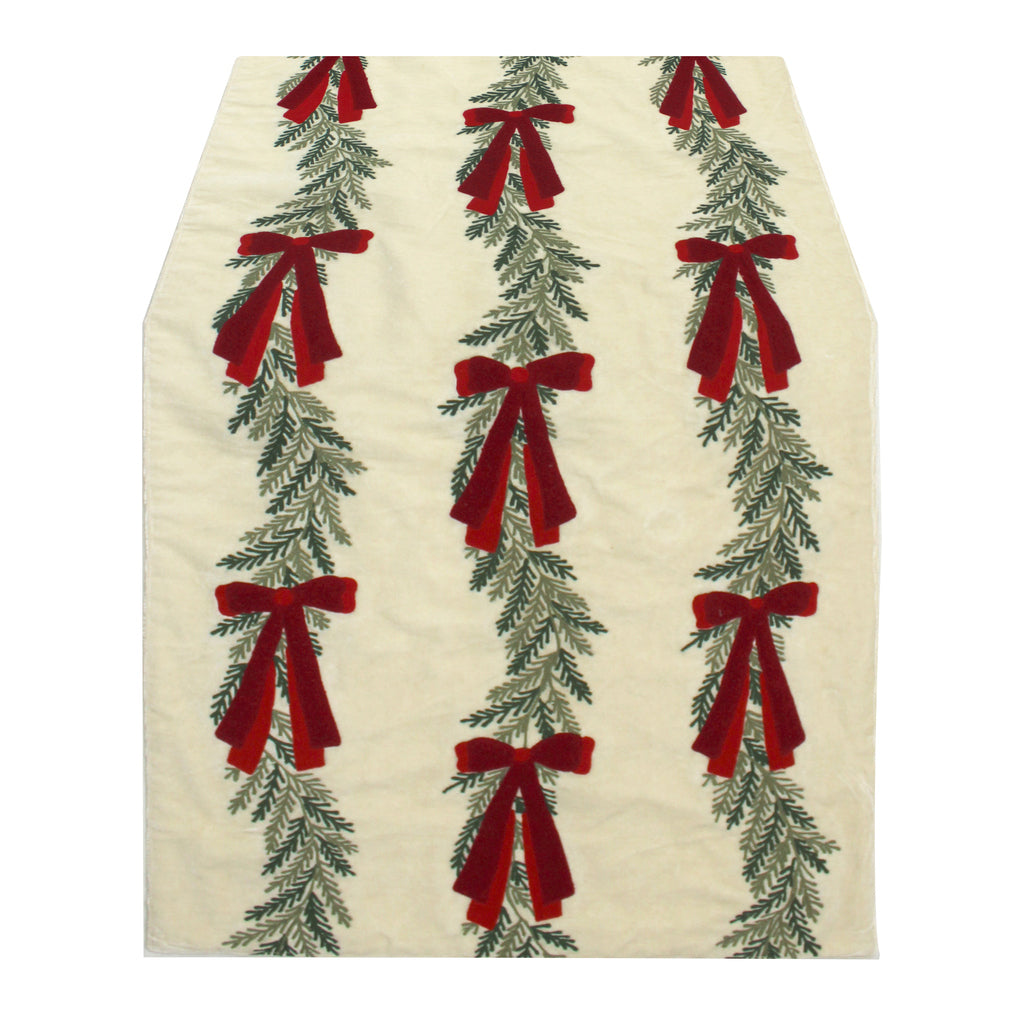 Runner con fiocchi “Xmas chic”