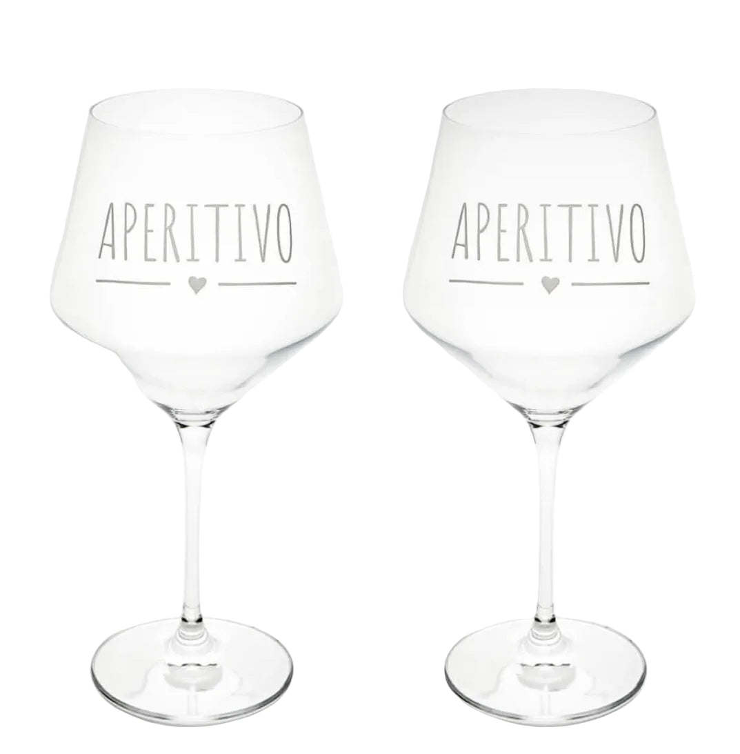 Set 2 Calici Aperitivo “My Home”