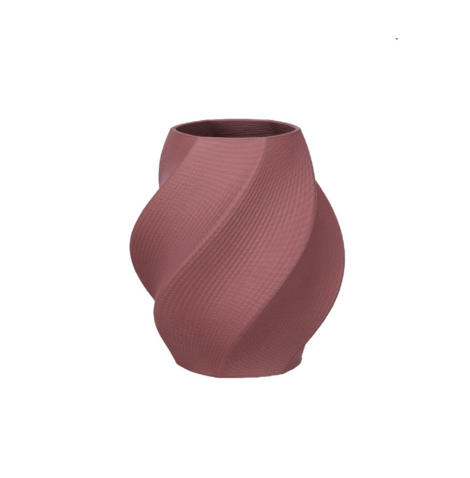 Vaso 3D viola “Helical”