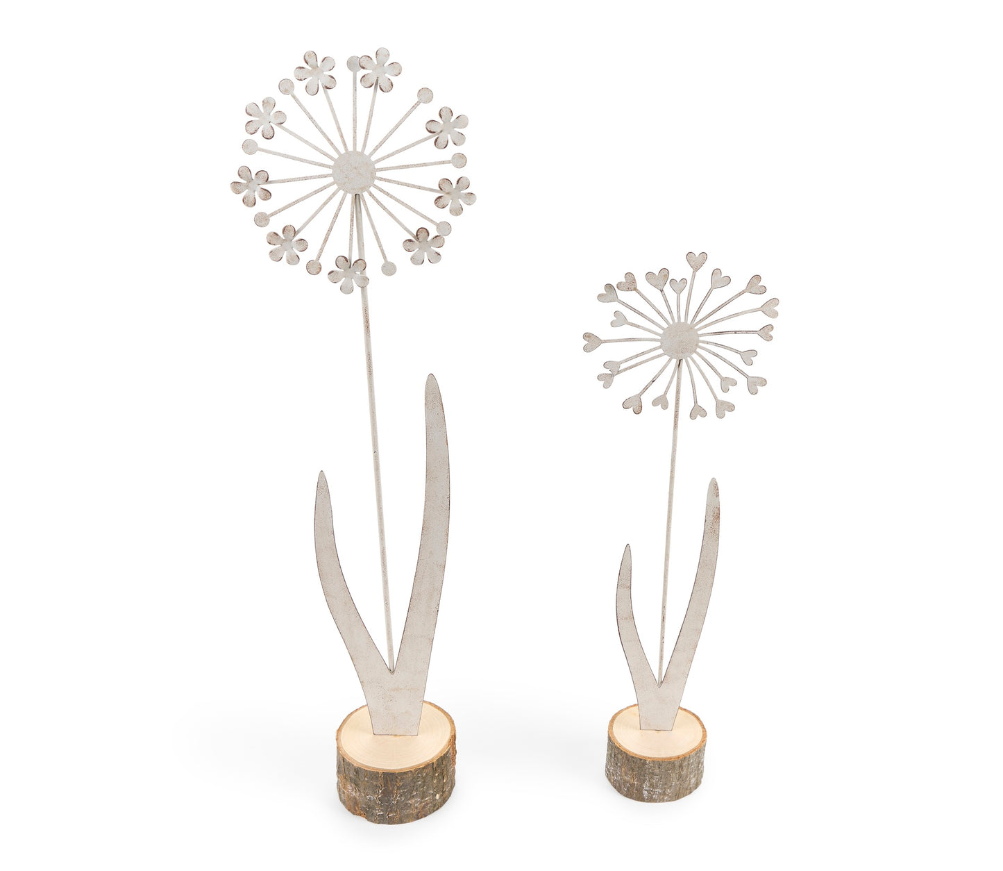 Fiore in metallo e legno “Clarissa”