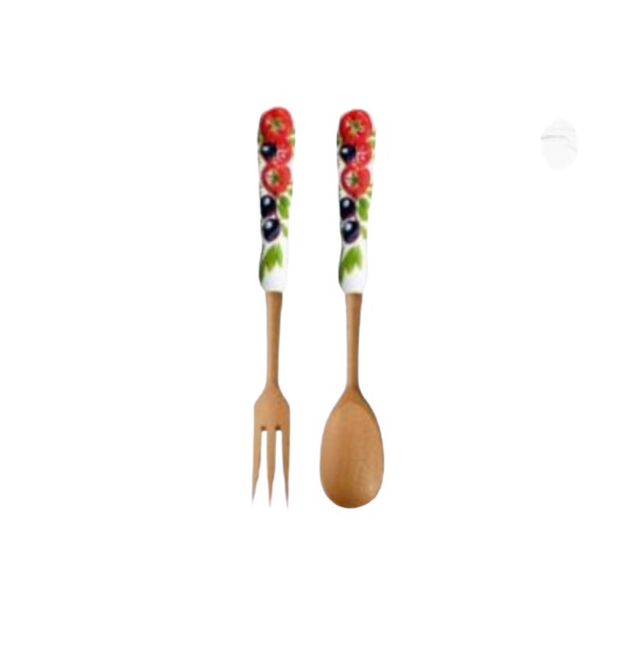 Set mestoli insalata “Pomodoro e Olive”