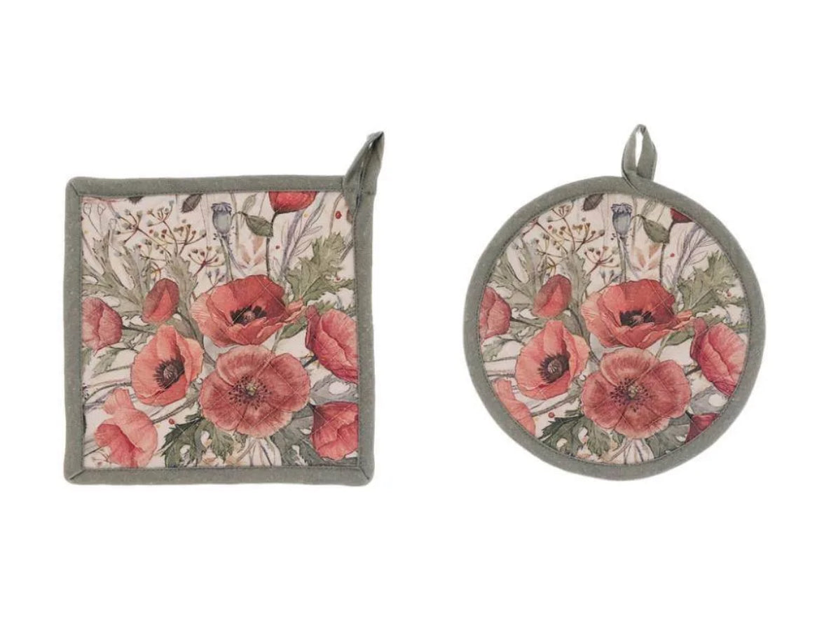 Set 2 presine “ Coquelicot”
