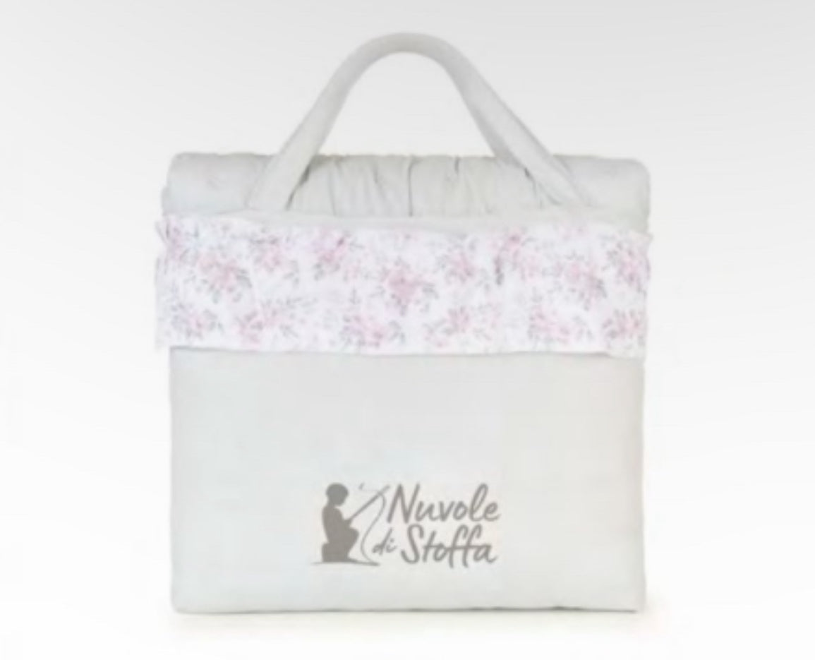 Boutis matrimoniale con borsa “Letto e Boutis”