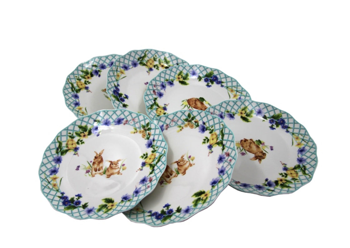 Set 6 piattini dolce “Spring Easter”
