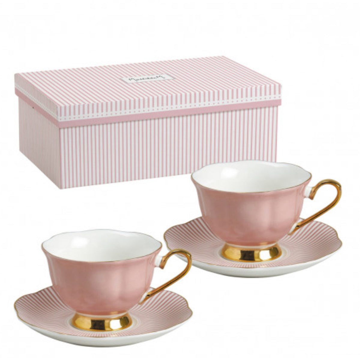 Set 2 tazze da tè con piattino “Madame de Récamier”