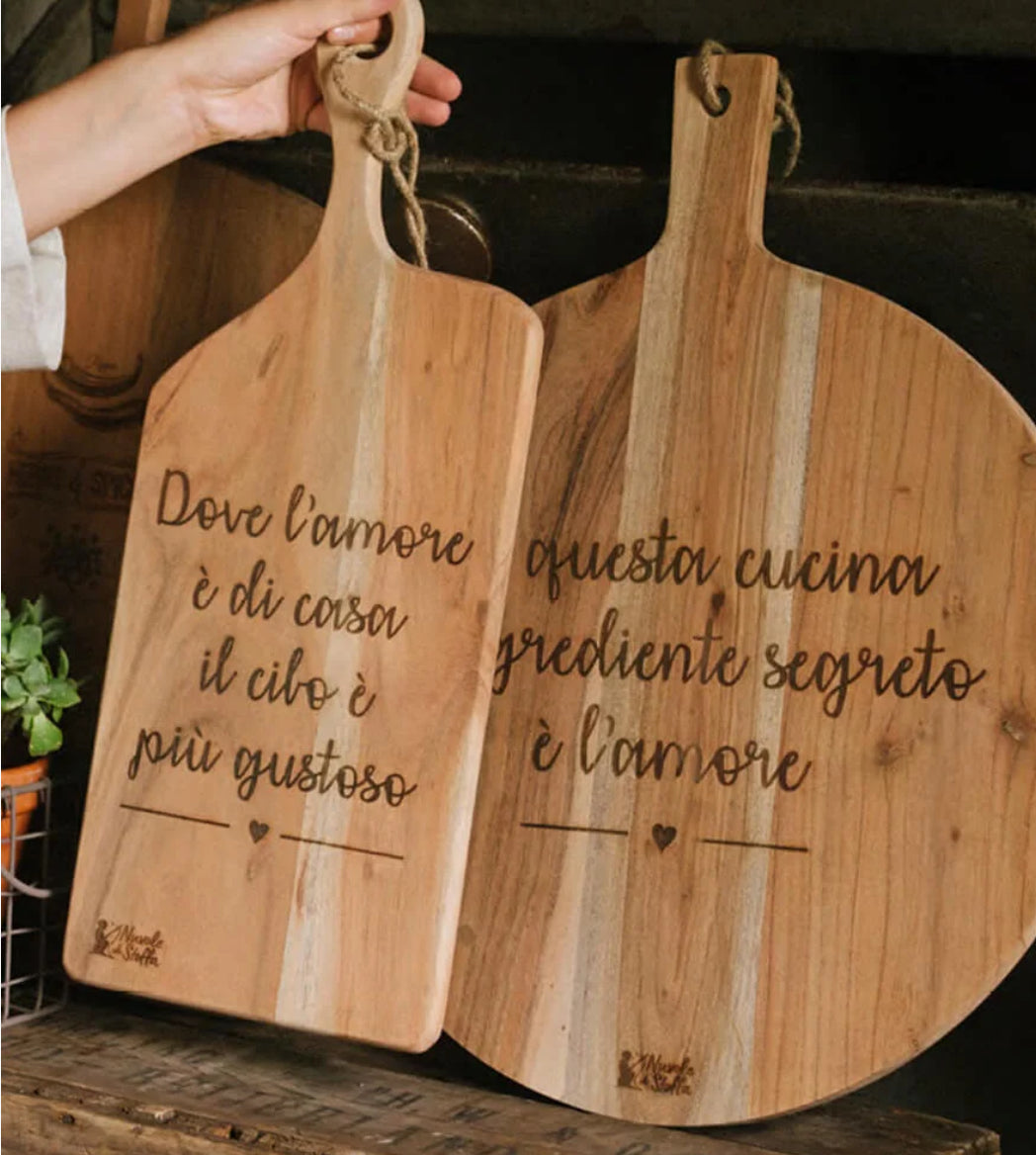 Tagliere rettangolare “My Home”