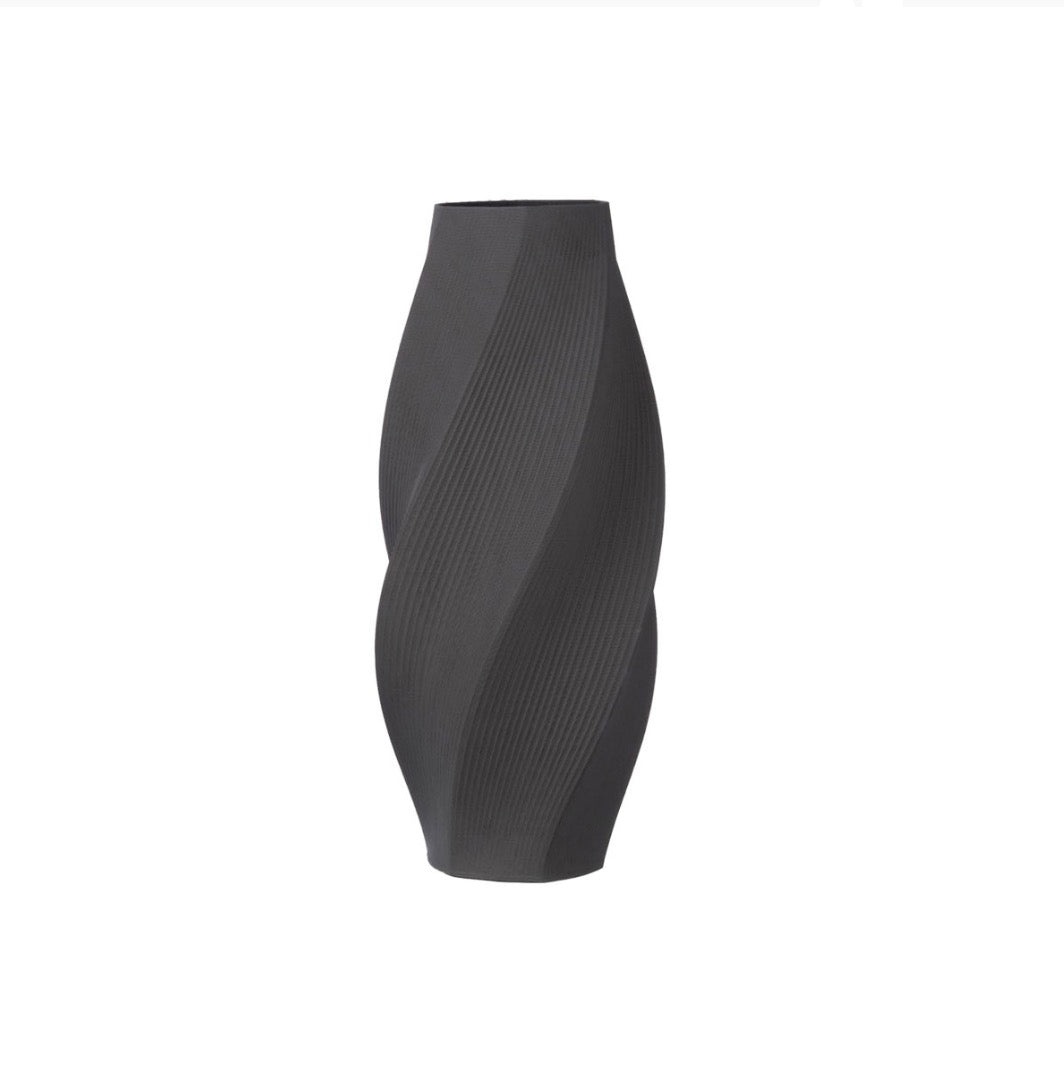 Vaso 3D antracite “Helical”