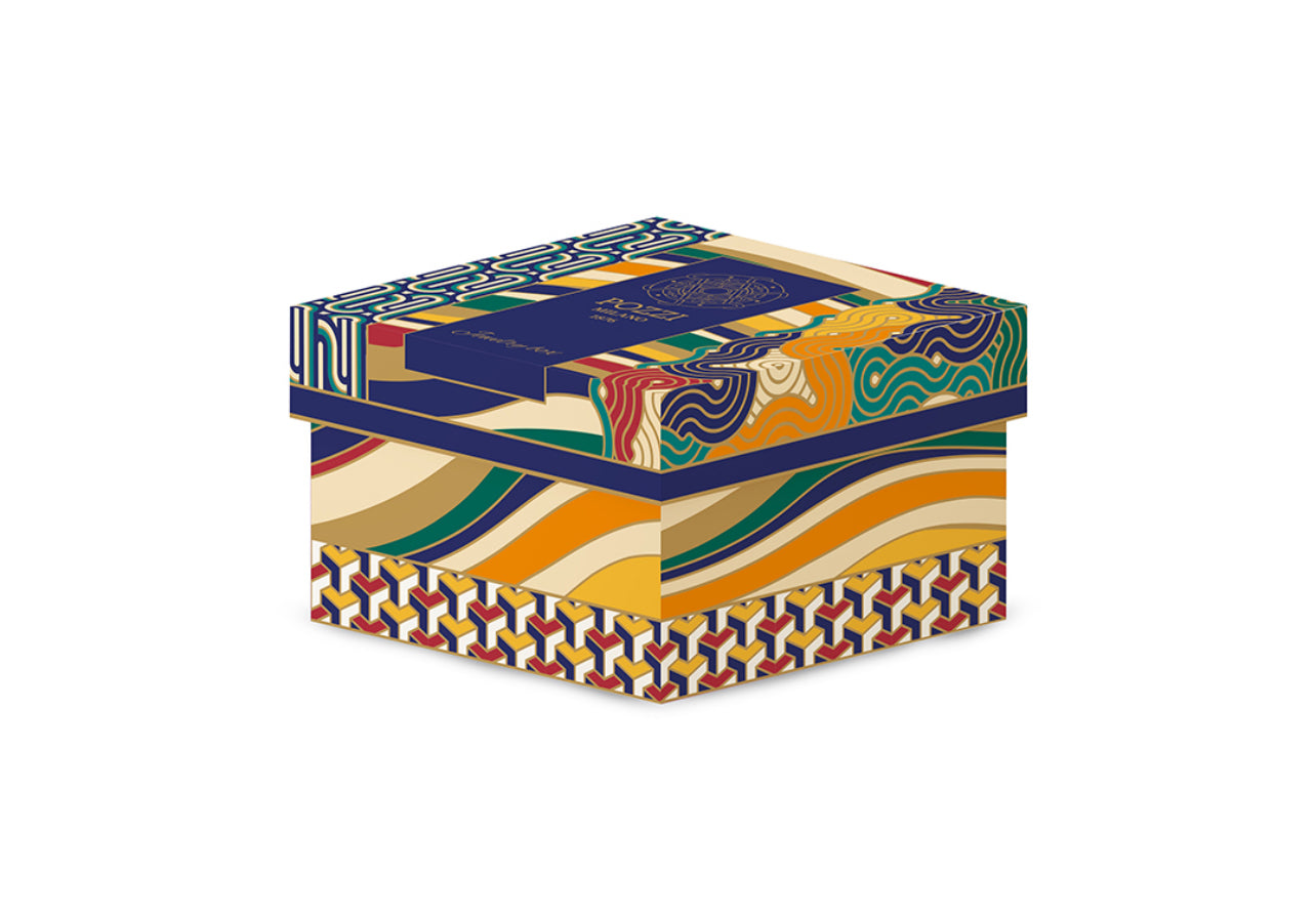 Portagioie tondo “Living Geometric”