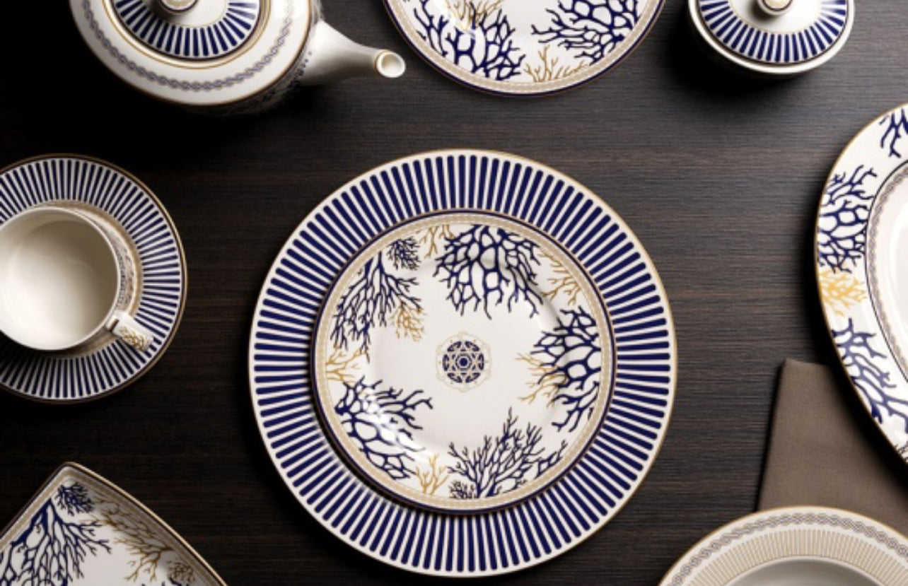 Set 2 tazze espresso con piattino “Corallo”