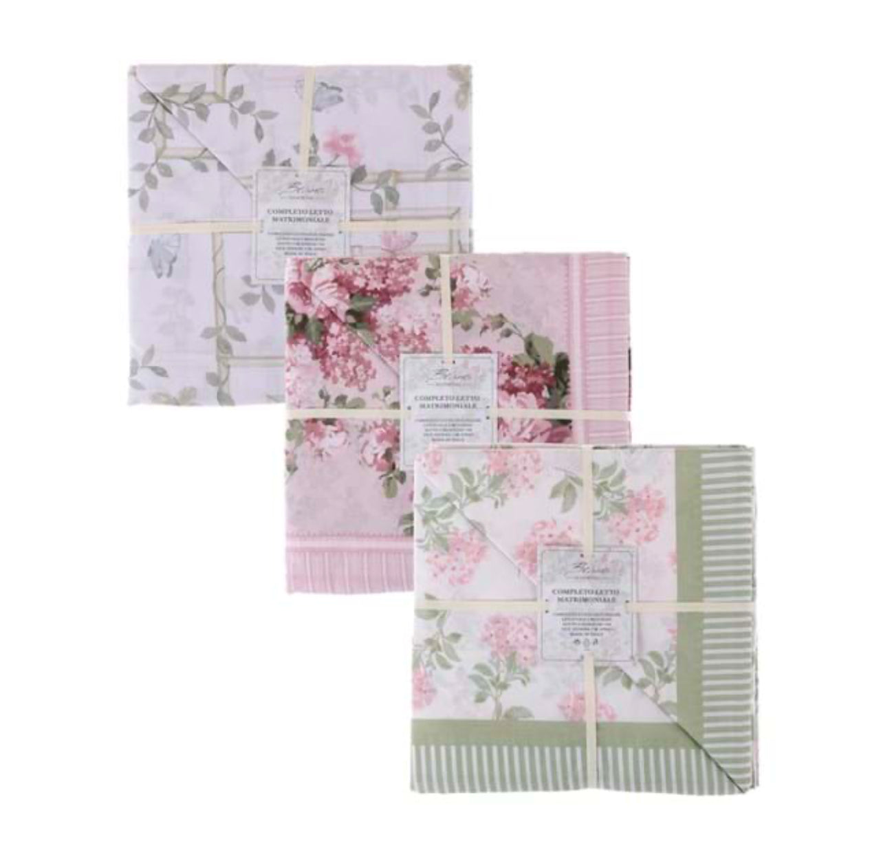 Completo lenzuola letto “Farfalle”
