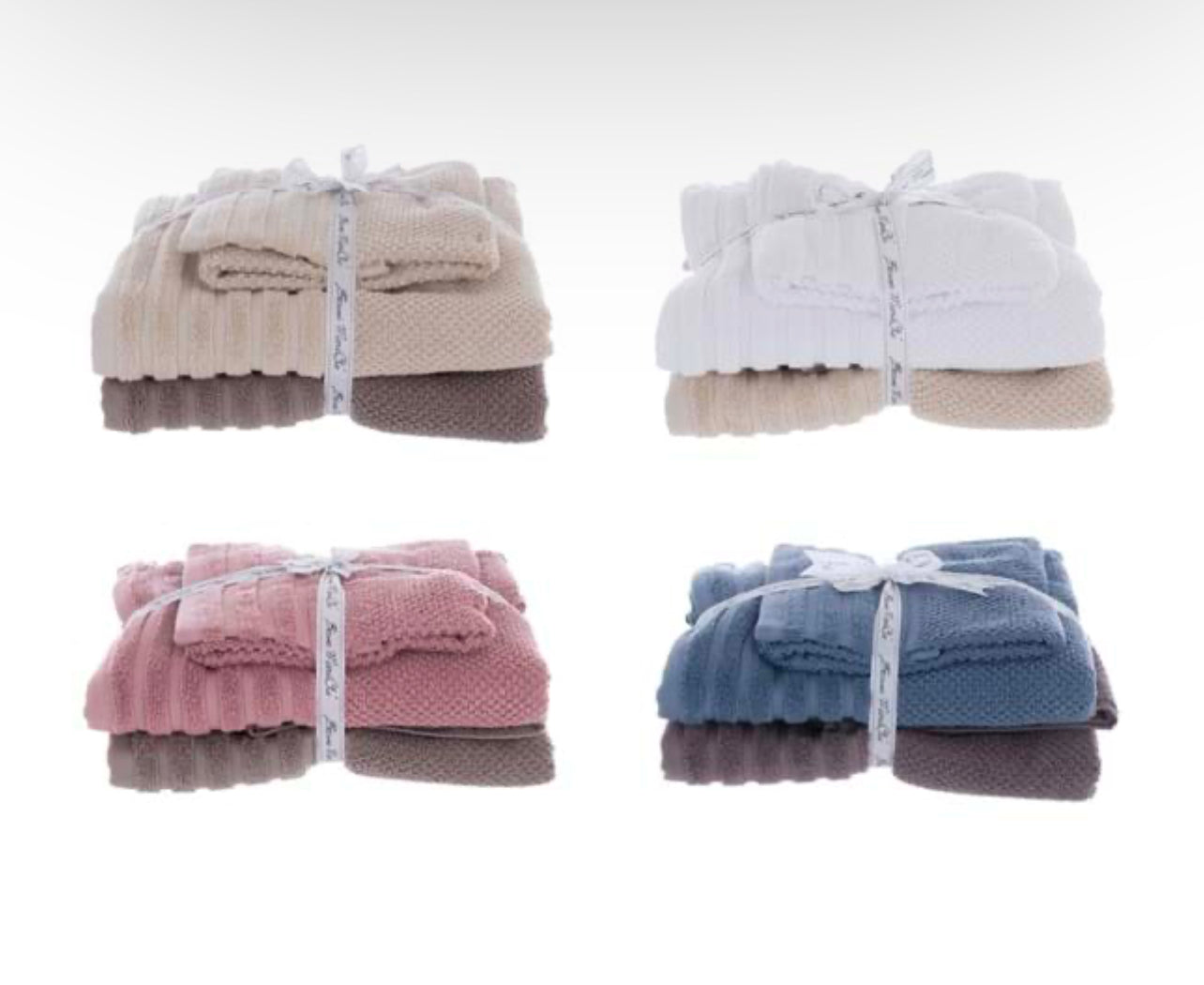 Set 4 spugne “Beige+Tortora”