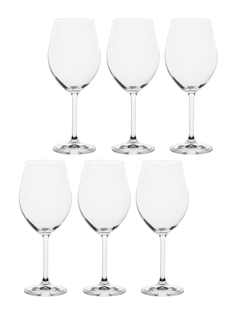 Set 6 bicchieri burgundy “Novello”