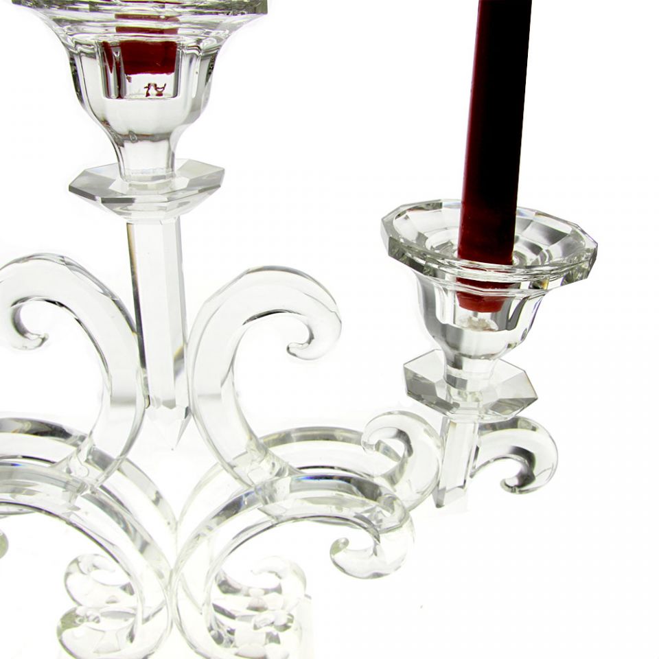 Candeliere 3 fiamme "Cristallo"