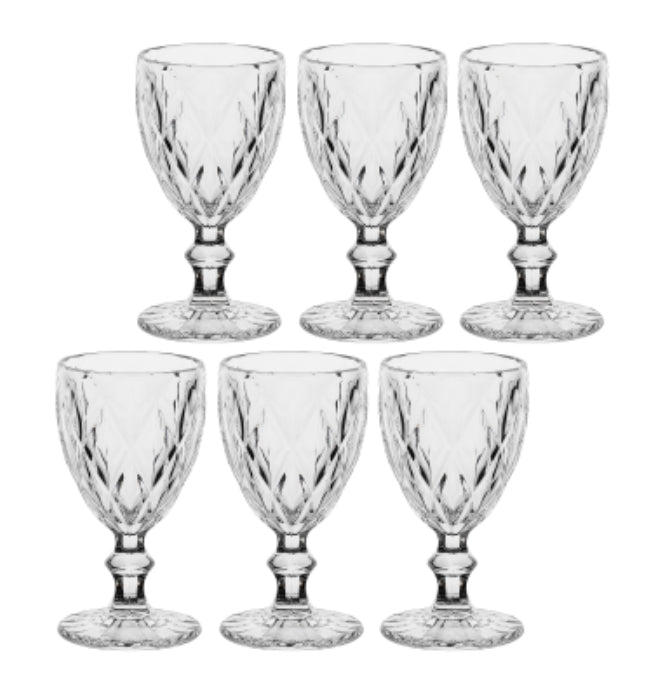 Set 6 calici “Diamond”