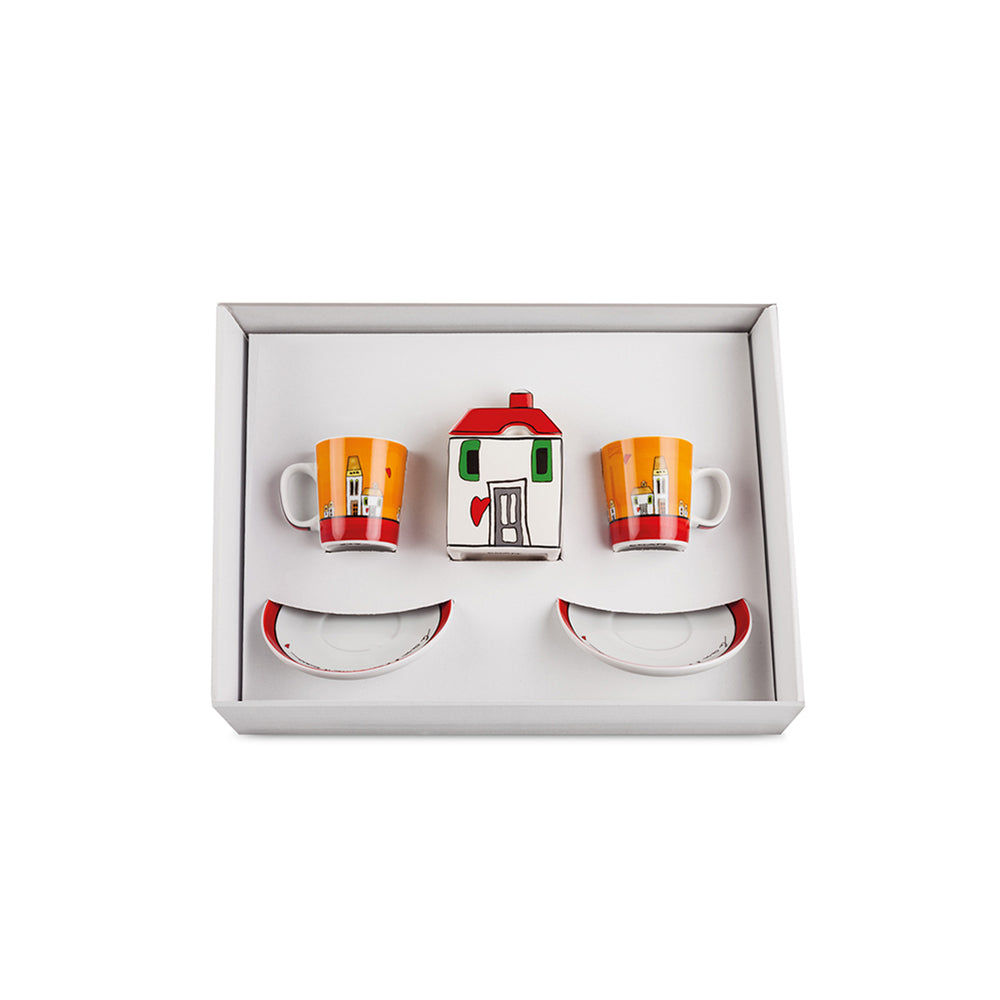 Set 2 Tazze "Le Casette"