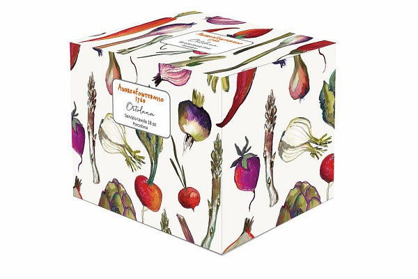 Servizio piatti 18 pezzi "Ortolana"