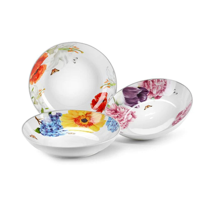 Servizio piatti 18 pezzi "Ikebana"