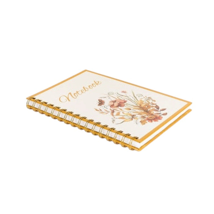 Quaderno assortito giardino d'autunno con copertine I miei appunti e Notebook, decorate con illustrazioni floreali.