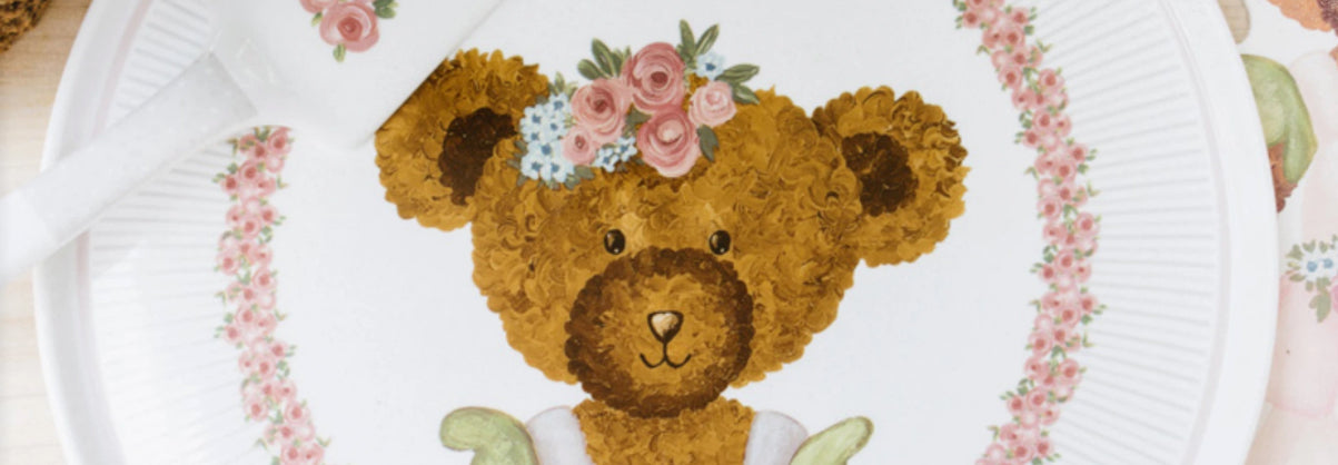 Set piatto con paletta “Sweet Bear”