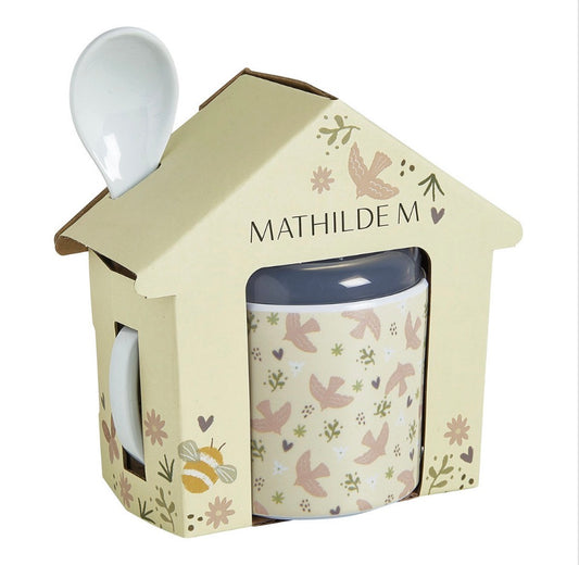 Set merenda "Une hirondelle a fait le printemps"