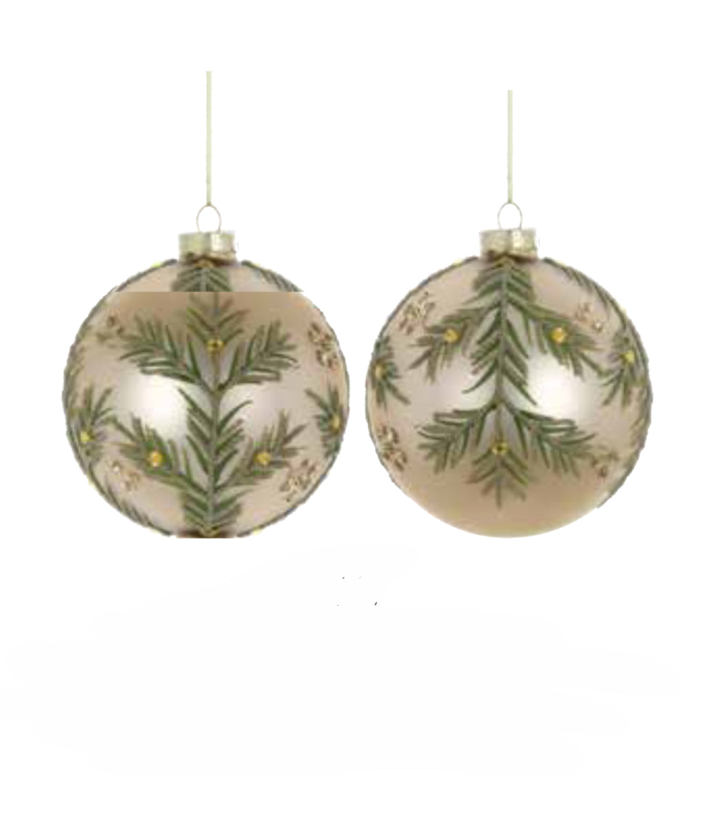 Sfere foglie “Ornamenta”