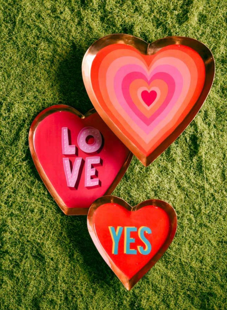 Vassoio cuore “Love”