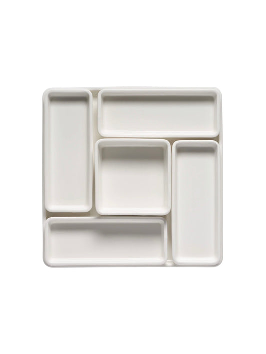 Set antipastiera quadrata 6 pz “Convivio”