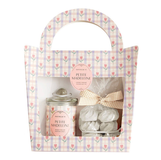 Cofanetto candela e gessetti “Gourmandises d’été”