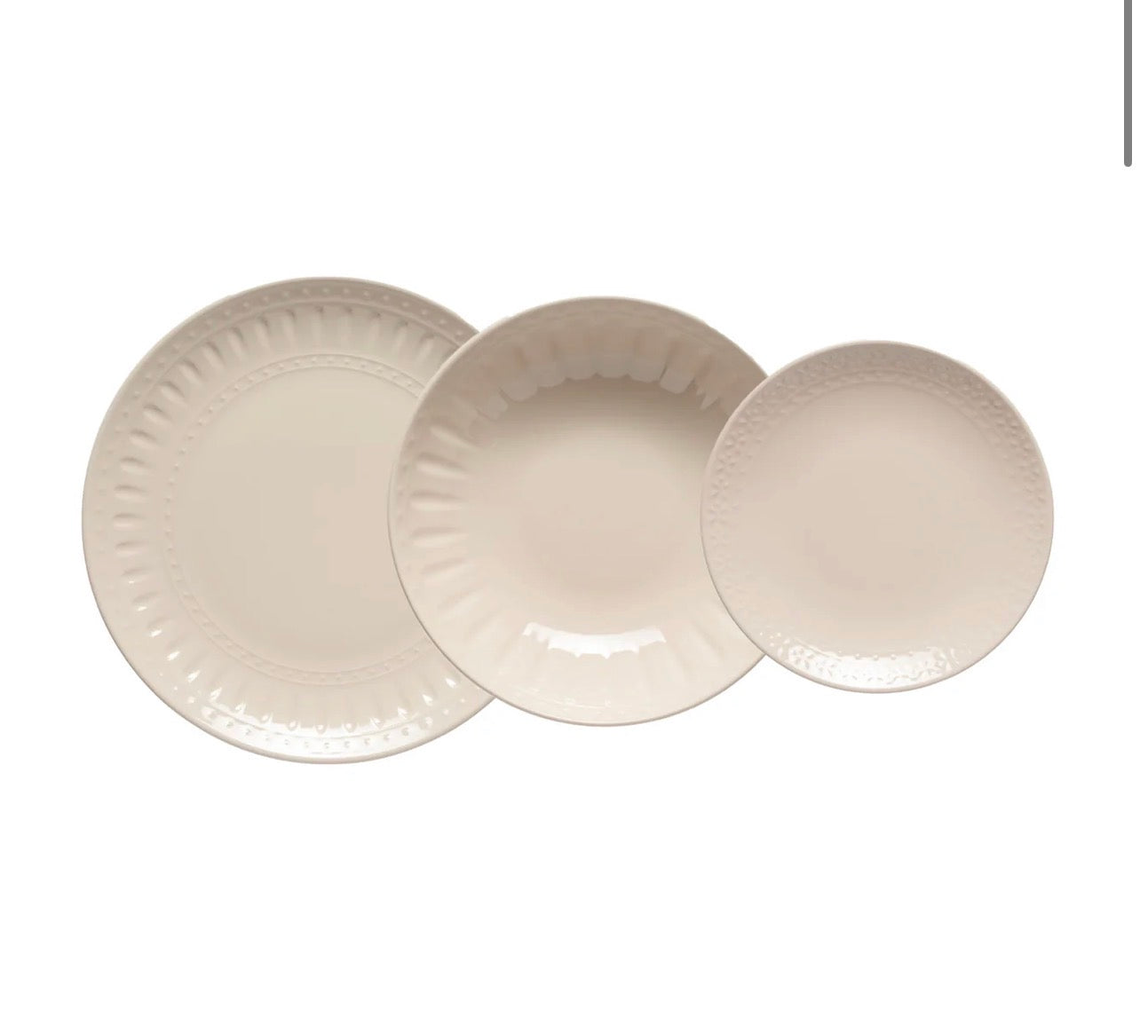 Servizio 18 pezzi crema “Madrigal”