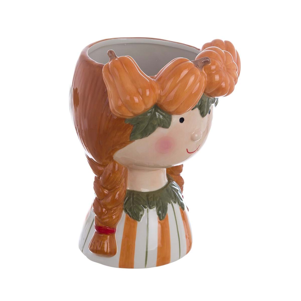 Il vaso decorativo Gourmandise d'automne è un complemento d’arredo originale e ricco di dolcezza, pensato per portare in casa tutta la magia dei colori autunnali.