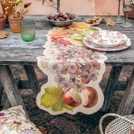 Centrotavola in vinile Promenade è l'oggetto ideale per abbellire la tua tavola con eleganza e classe.