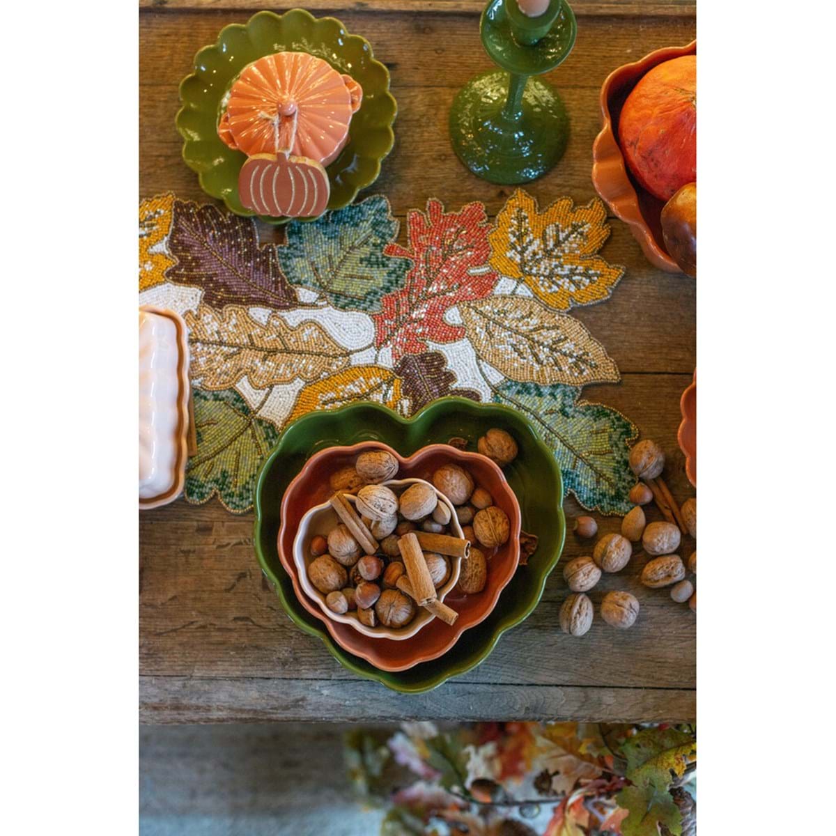 Set 3 pirofile cuore "Galassia" in ceramica, design romantico e originale per presentazioni invitanti.