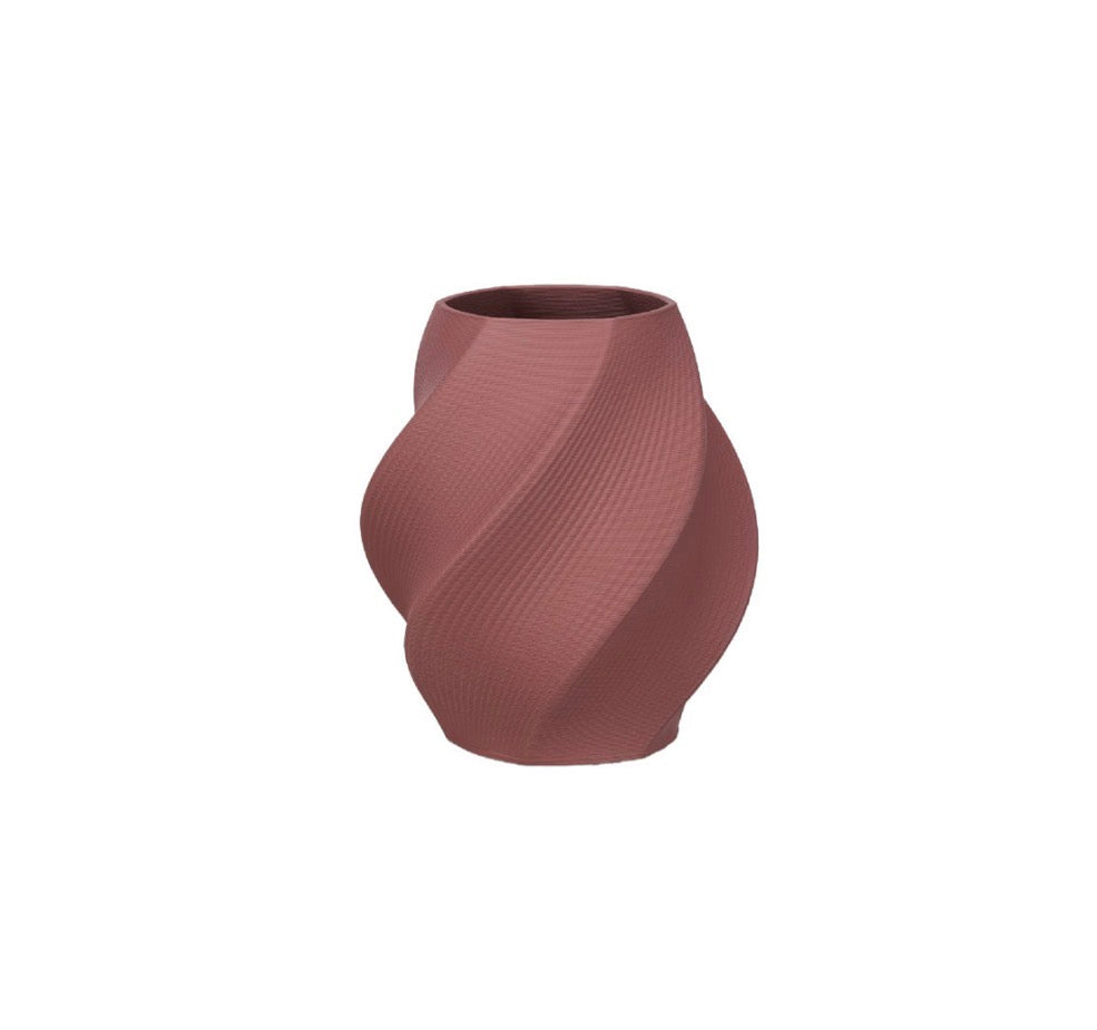 Vaso 3D viola “Helical”