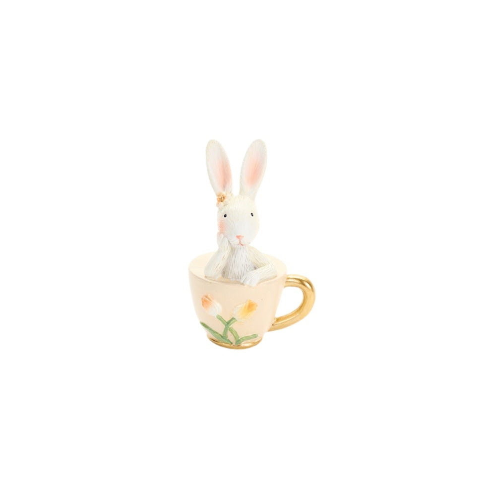 Conigli su teiera e tazza “PePen”