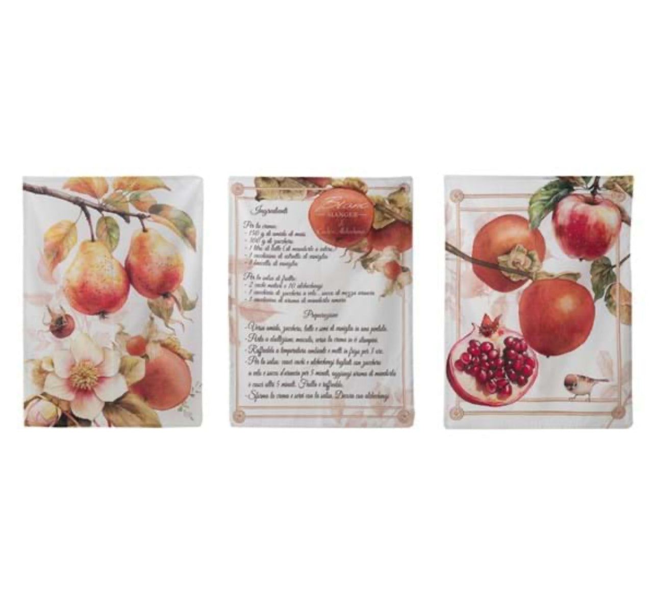Set 3 canovacci “Persimmon”
