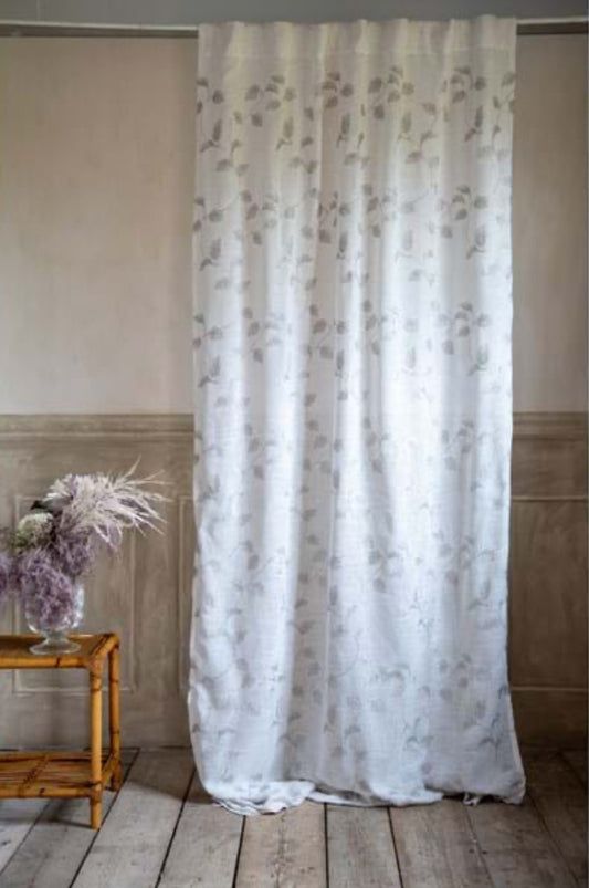 Tenda ricami floreali “Natural view”