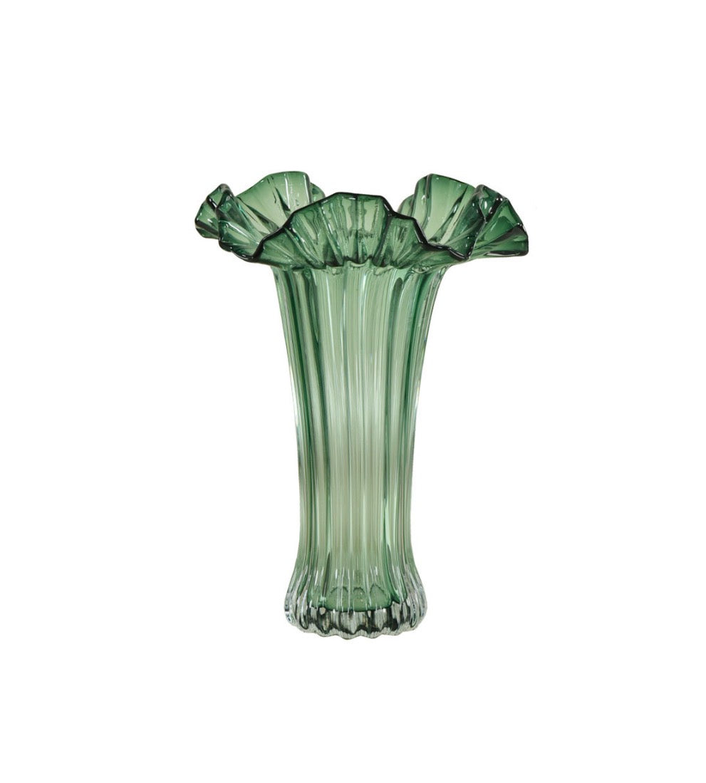 Vaso verde “Fazzoletto”