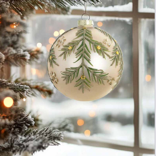 Sfere foglie “Ornamenta”