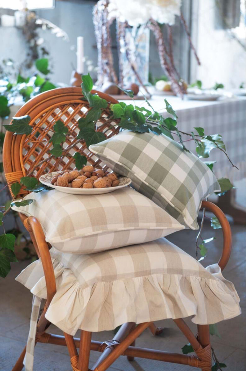 Copri cuscino sedia con gala “Bolgheri”