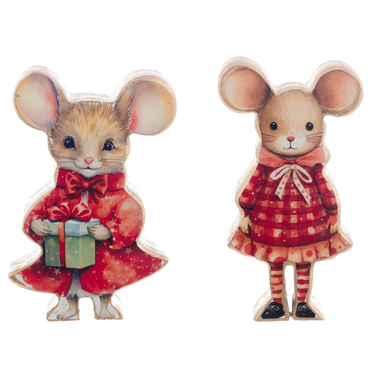 Decoro topina “Favola di Natale”