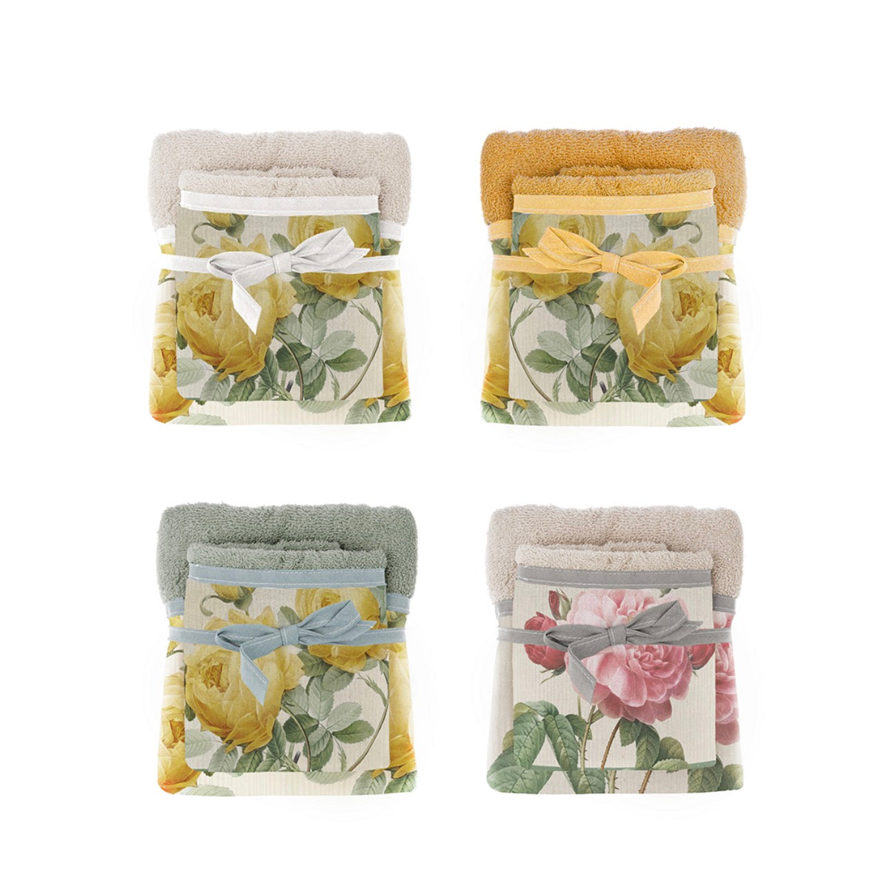 Coppia spugne “Floreale”