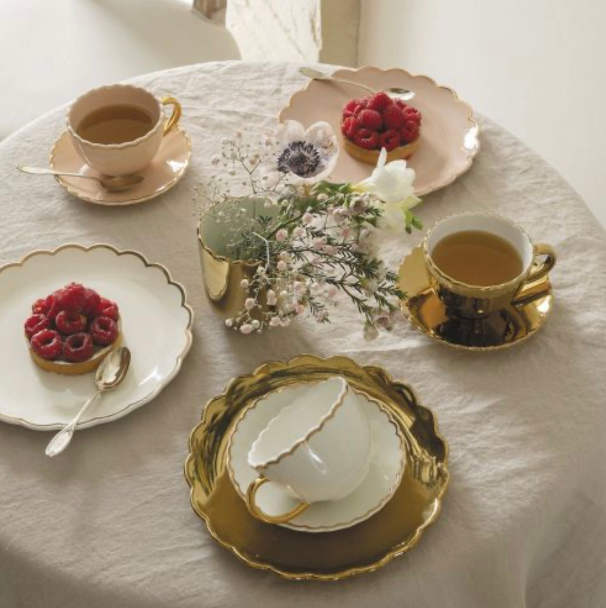 Tazza da té con piattino “Marguerite”