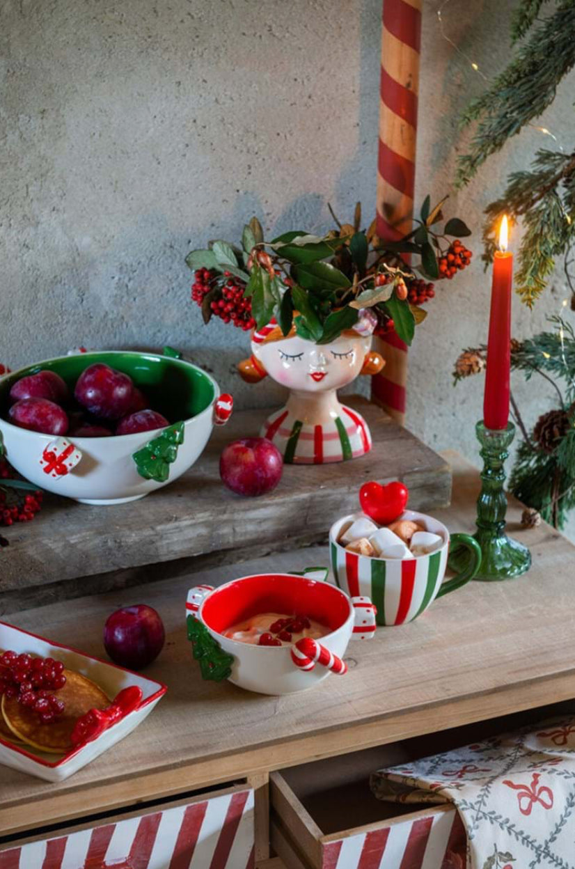 Vaso “Candy cane”