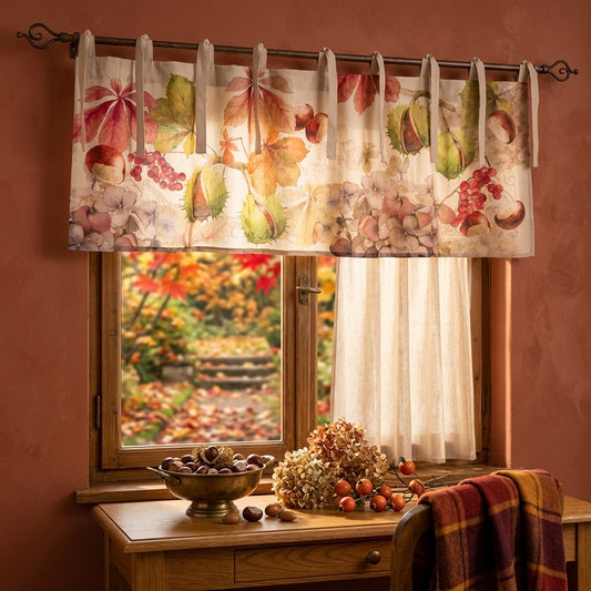 Mantovana sognante Promenade, 50 x 160 cm in cotone,un accessorio elegante per le finestre